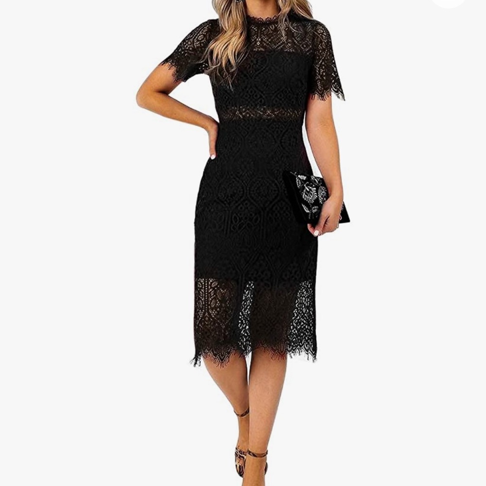 Black Lace Dress
